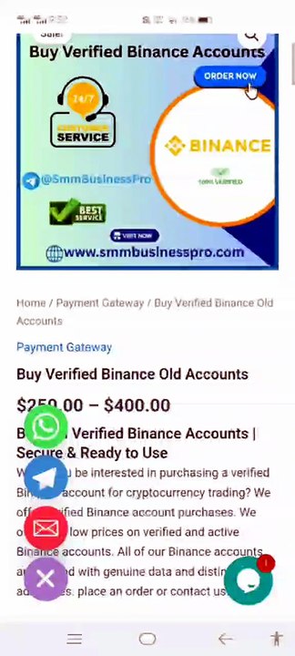 How to buy a verified Binance account