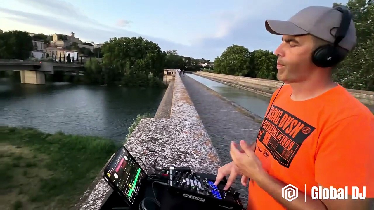 Sunset Organic House Magic in Béziers France _ Deejay Vax Live by Global DJ