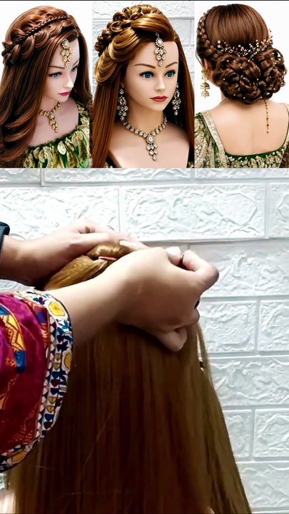 4 beautiful elegant hairstyle for girls