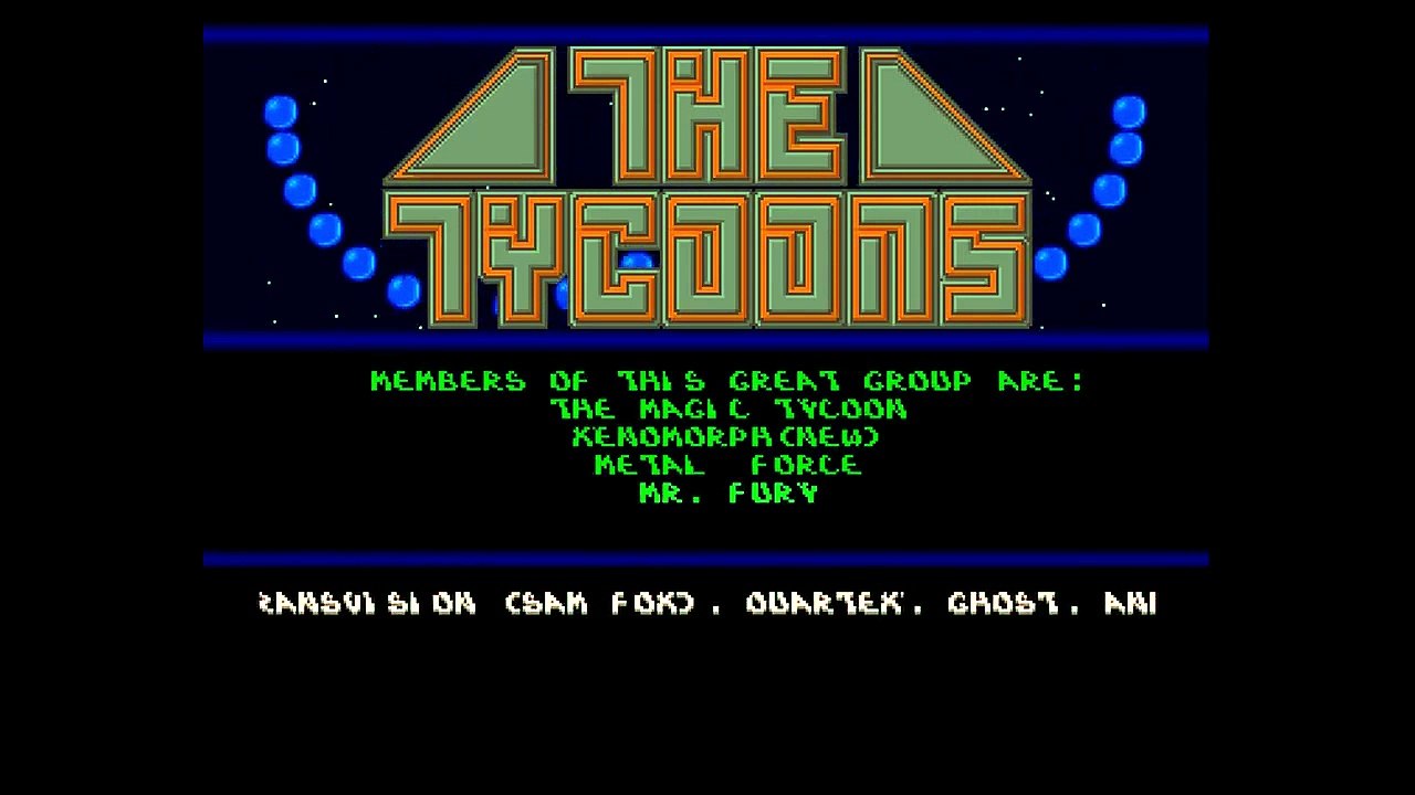 Amiga Intro Fire and Brimstone by The Tycoons (1990)