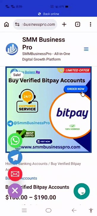 Buy Verified Bitpay Account - for Crypto Payments