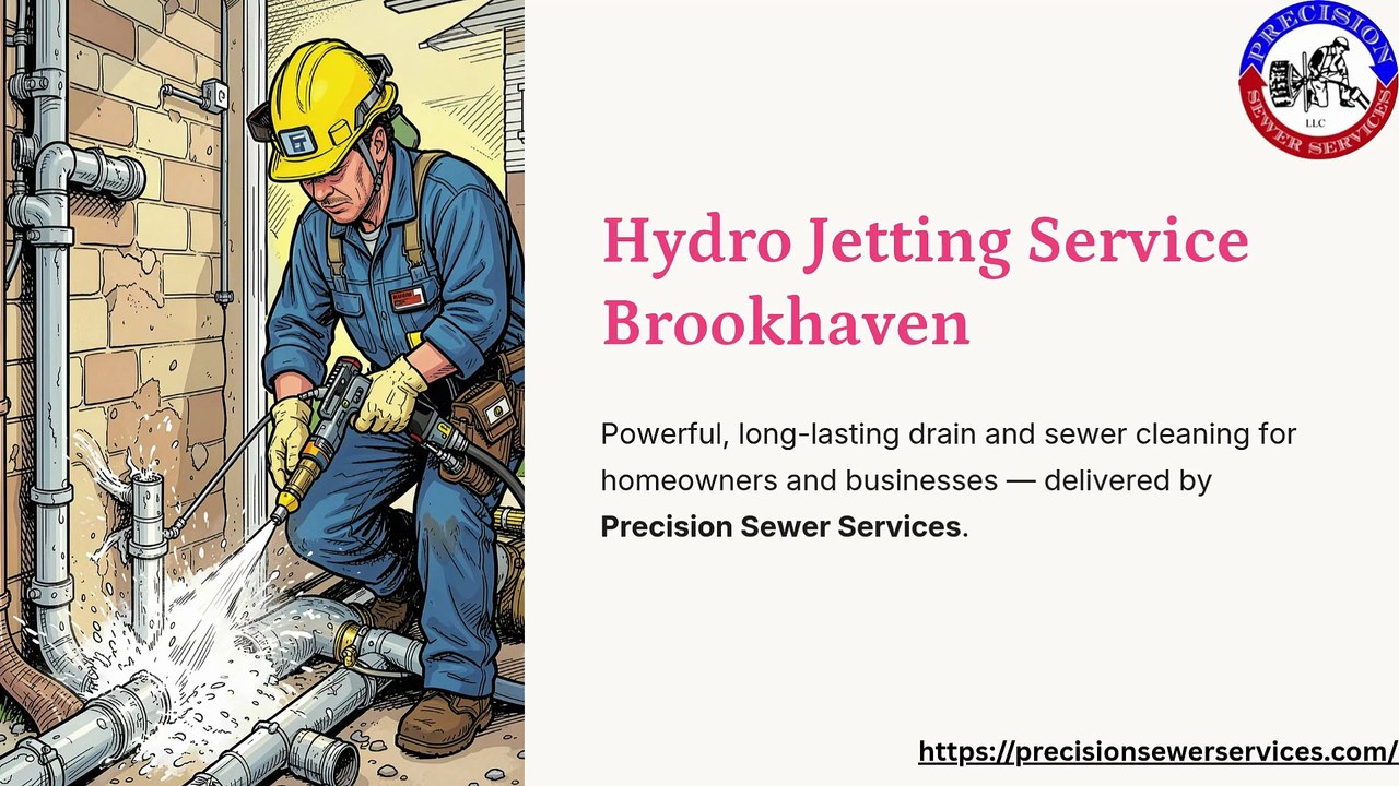Hydro jetting service Brookhaven  Drain Cleaning Pros