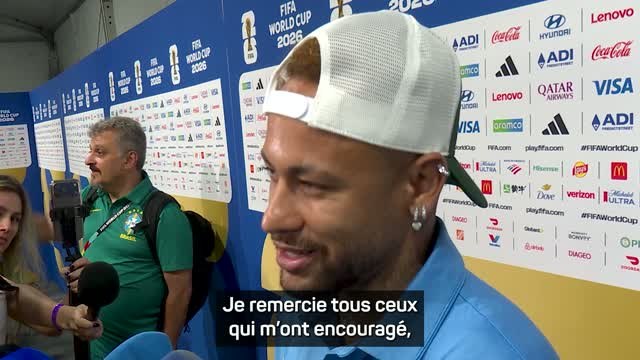 Brésil - Neymar : Très heureux et très ému