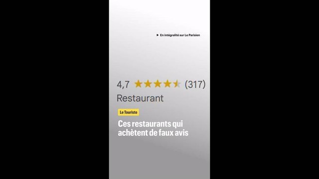 Ces restaurants qui manipulent leur note sur Google Maps