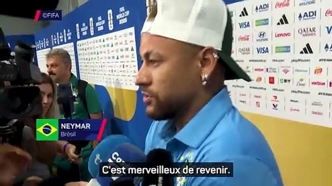 Neymar : "Très heureux et très ému"
