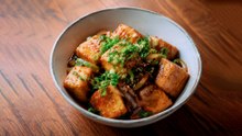 Crispy Tofu Coated In Teriyaki Sauce 🔥