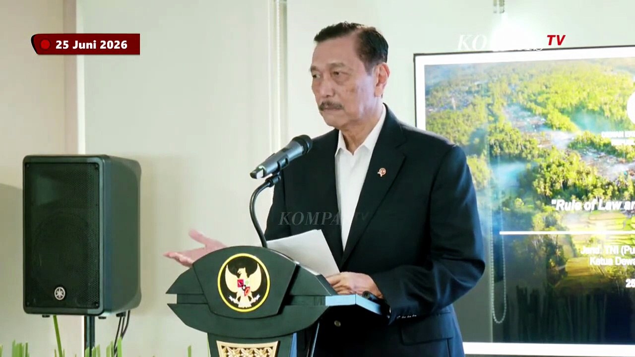 [FULL] Ketua DEN Luhut Soroti MBG: Ide Besar Presiden Prabowo, Tak Disiapkan Rencana Matang