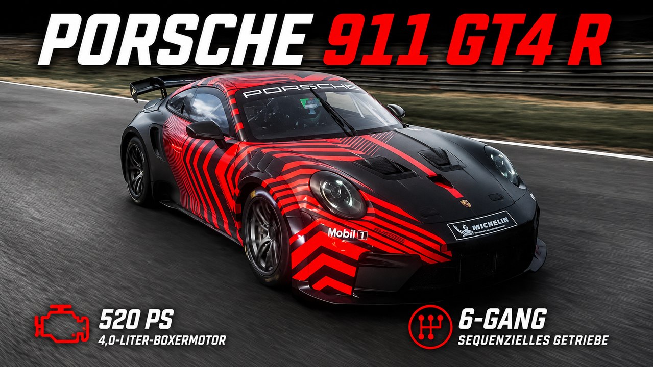 2027 Porsche 911 GT4 R: Neue 911-Plattform für den Kundensport