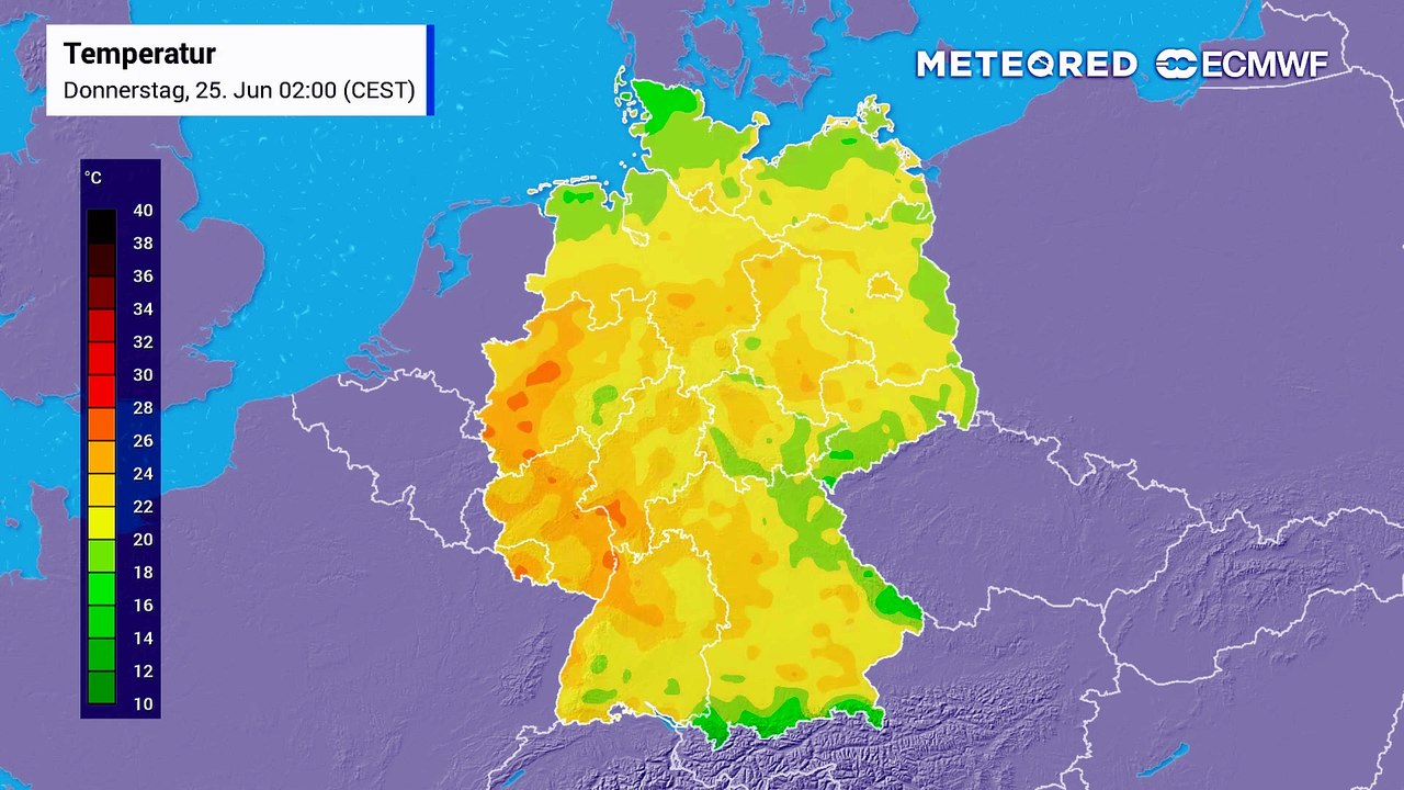 Deutschland glüht - noch 4 Tage große Extremhitze im Land!