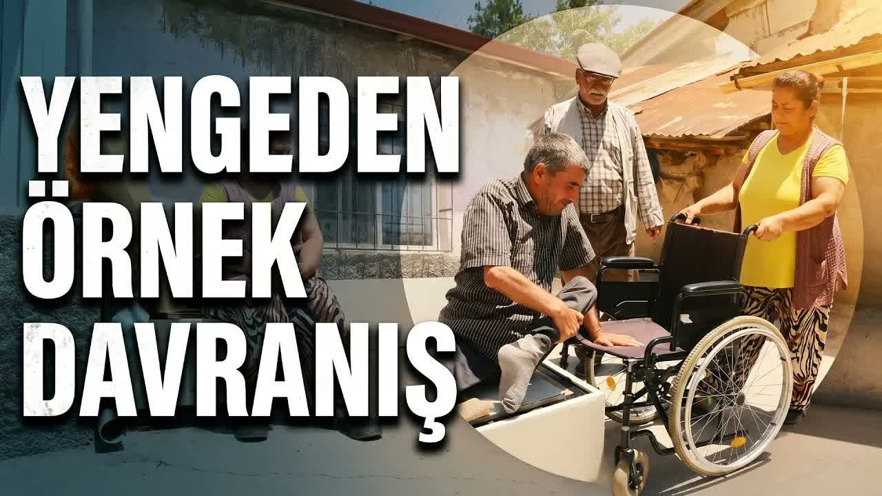 Kayınvalidesi vefat eden gelin, 7 yıldır engelli kayınbiraderine bakıyor