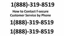 How to Contact f-secure Customer Service by Phone