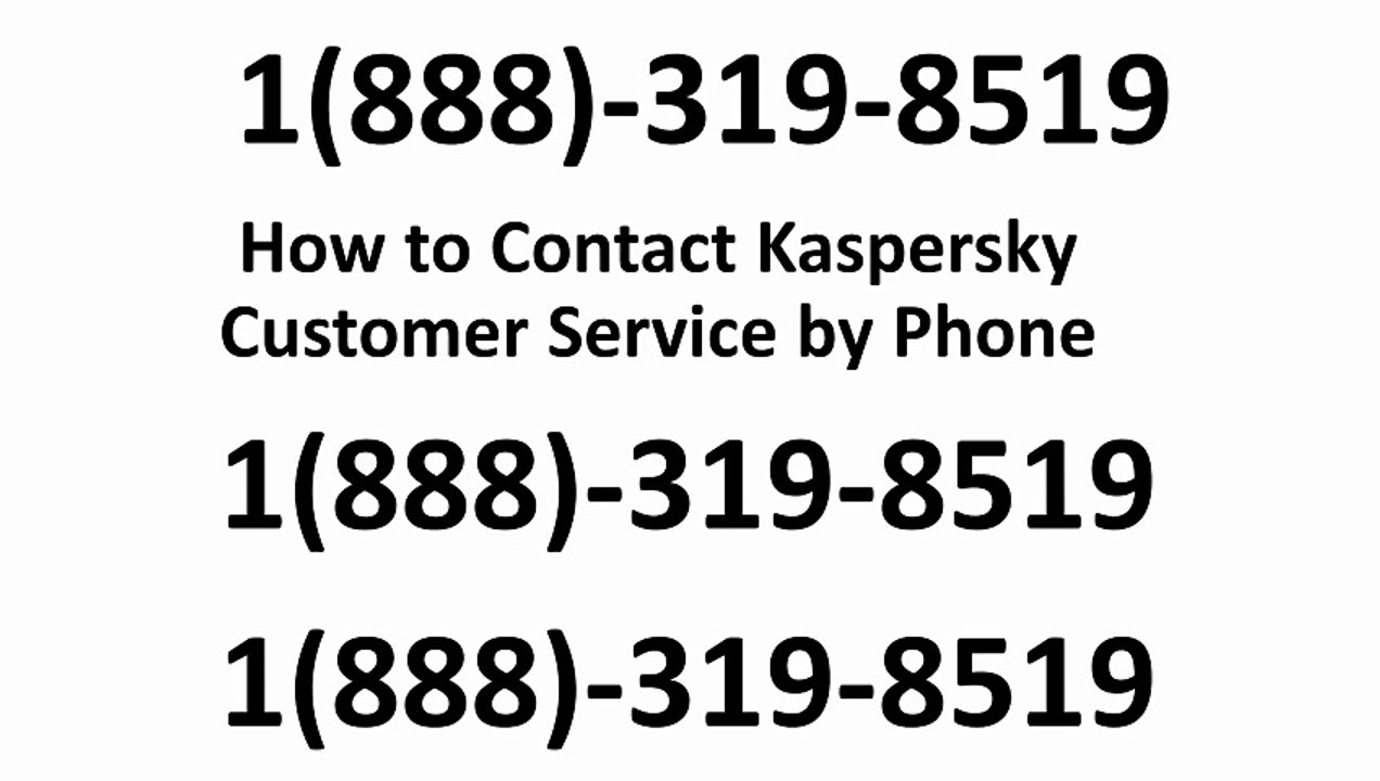 How to Contact Kaspersky Customer Service by Phone
