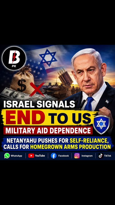Israel must build independent @rm@ments network to end US aid dependency, Netanyahu says_