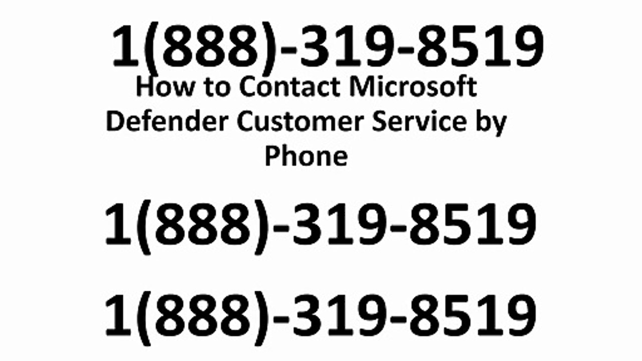 How to Contact Microsoft Defender Customer Service by Phone