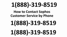How to Contact Sophos Customer Service by Phone