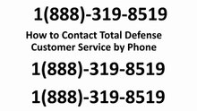 How to Contact Total Defense Customer Service by Phone