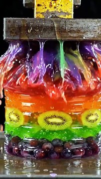 Hydraulic Press Crushing Juicy Jackfruit | Extreme Fruit Crush ASMR 💥🍈