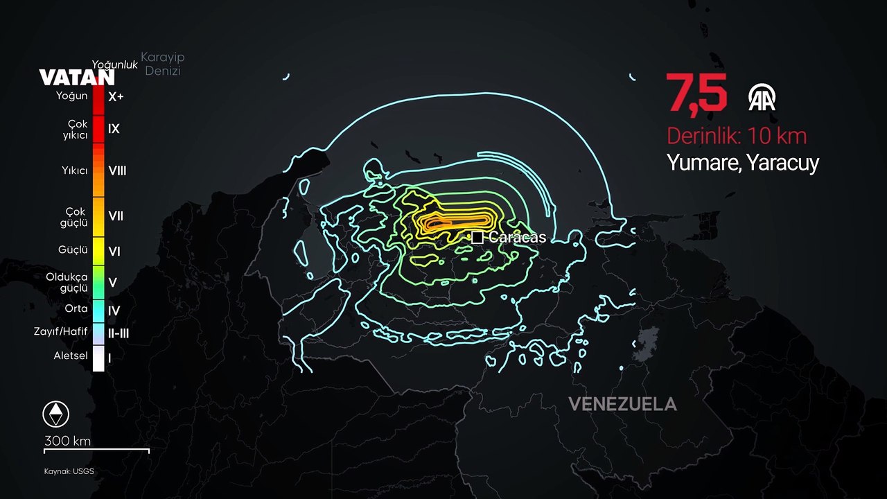 Venezuela'da 39 Saniye Arayla 7.5 ve 7.2 Şiddetinde Deprem! Venezuela'daki Depremlerde Kaç Kişi Öldü?