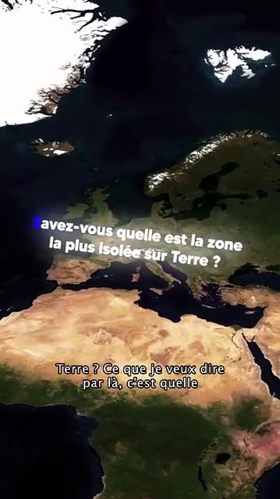 Quelle est la zone la plus isolée sur terre  #ile #geographie #isolee