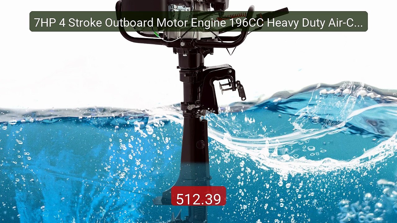 7HP 4 Stroke Outboard Motor Engine 196CC Heavy Duty Air-Cooling Fi... -- Best Deal 2026 | Shop Now!