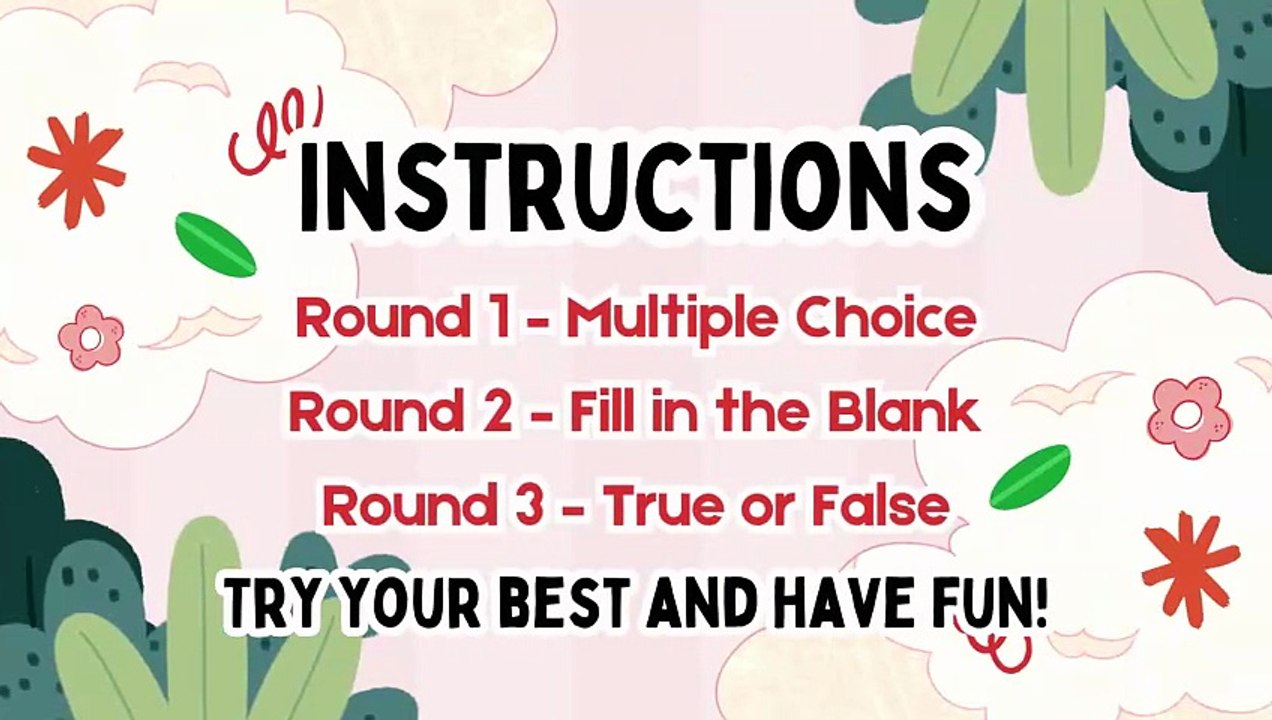 Green and Pink Playful Trivia Quiz Presentation