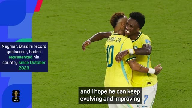Neymar hails the return of Brazilian idol Neymar