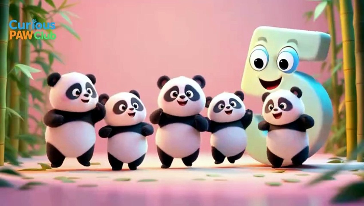 Panda Friends Counting Song 🐼 | Numbers for Toddlers