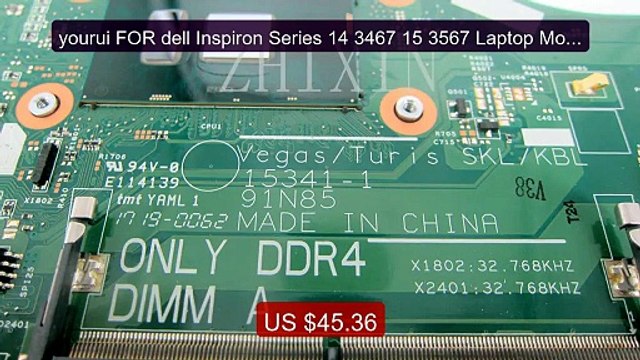 yourui FOR dell Inspiron Series 14 3467 15 3567 Laptop Motherboard... Best Deal 2026 | Shop Now!