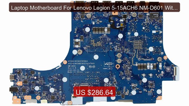 Laptop Motherboard For Lenovo Legion 5-15ACH6 NM-D601 With ... Top Pick 2026 | Unbeatable Price!