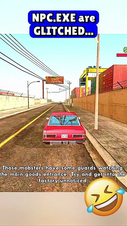 GTA San Andreas Funny Moment – POV - GAME.EXE moments before crashing ...😂💀🔥🤣⚡️(Part 444) - #gtag #cj #funny #gtaindia #gtarp