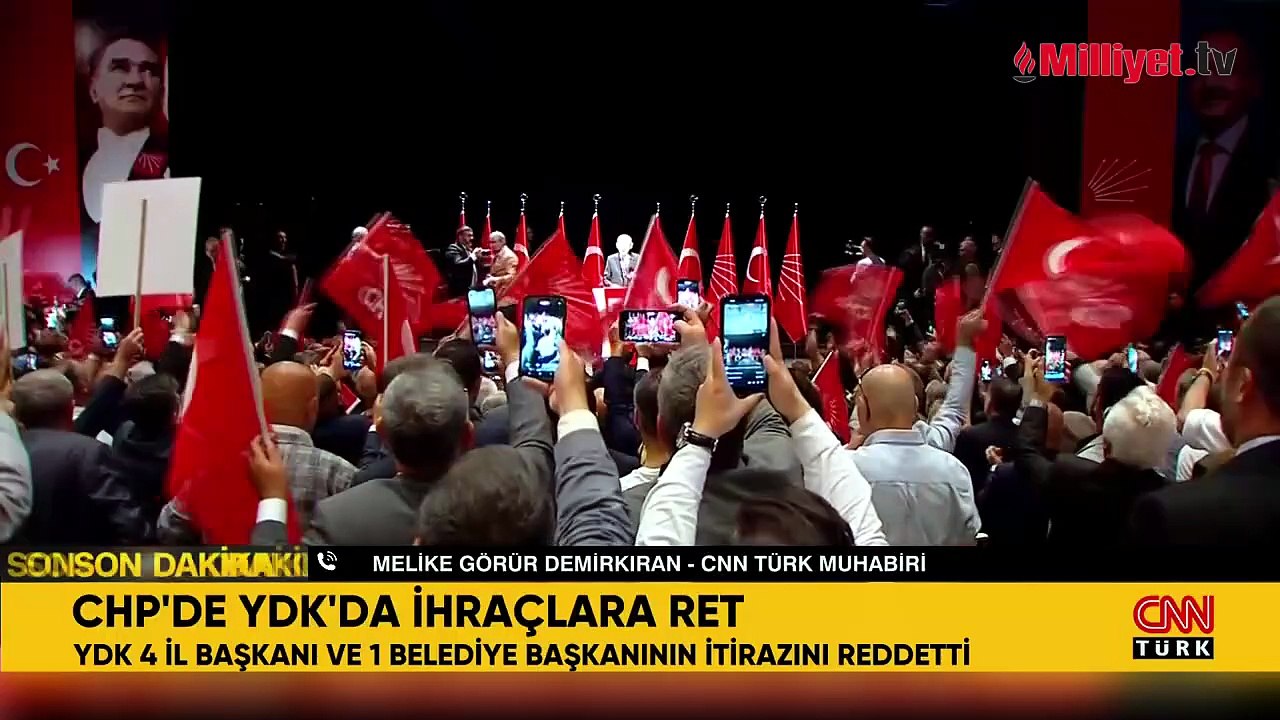 CHP YDK'da ihraçlara ret