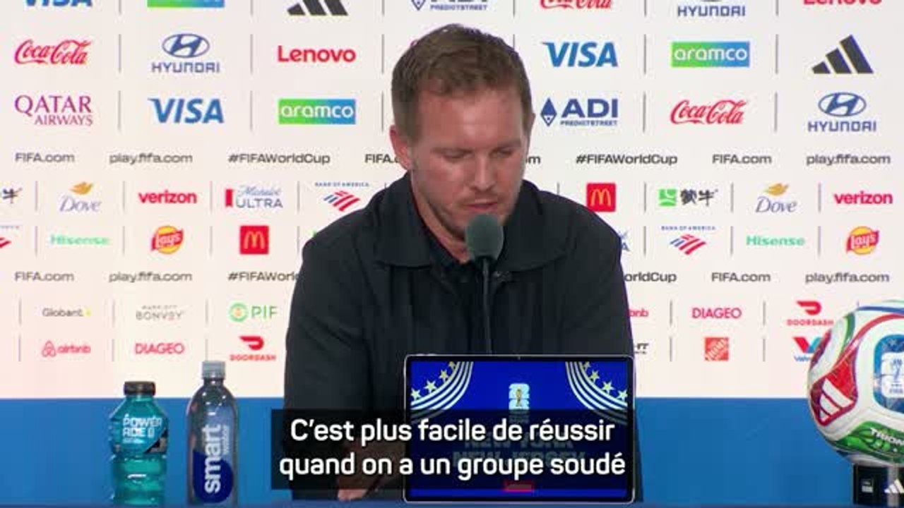 Allemagne - Nagelsmann : "C'est plus facile quand les joueurs s'entendent bien !"