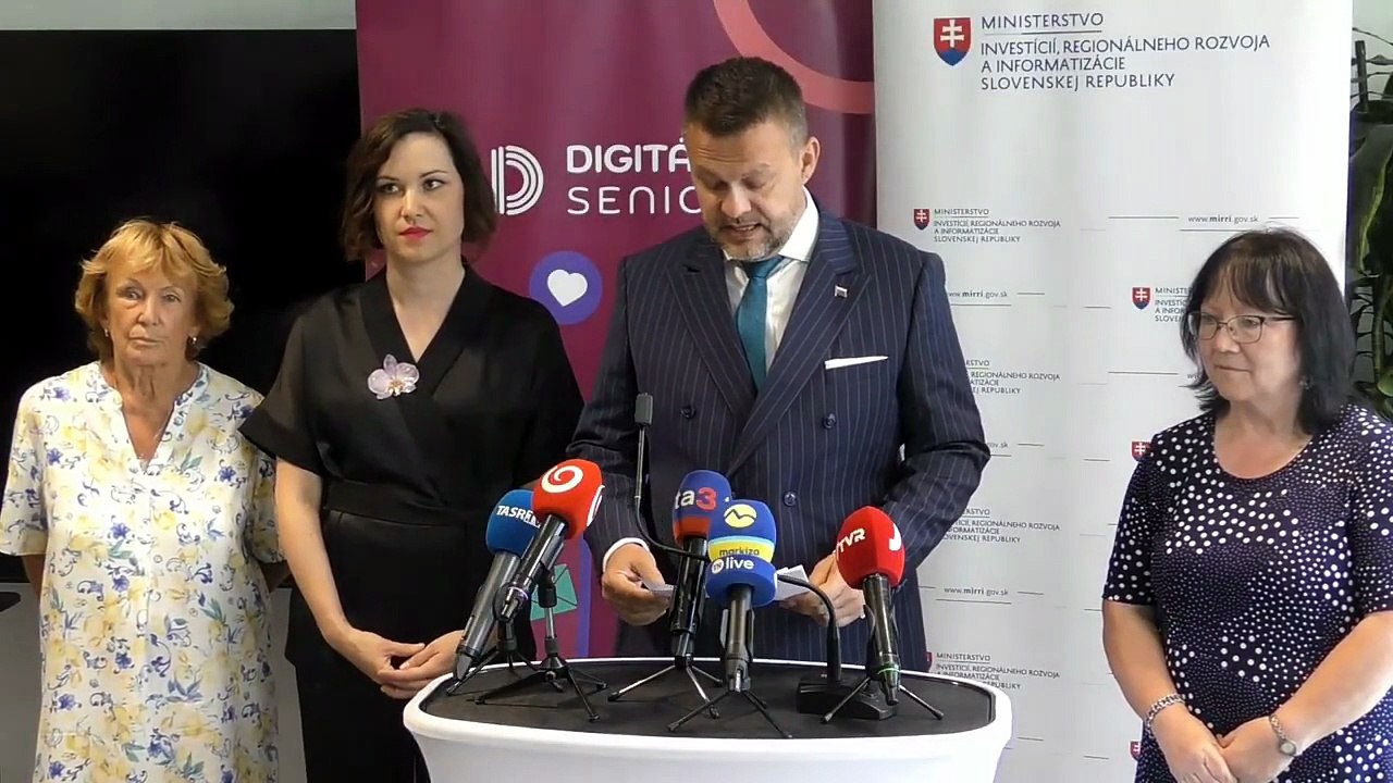 ZÁZNAM: S. Migaľ: Počet vyškolených v projekte Digitálni seniori presiahne 100.000