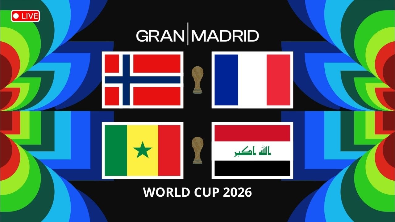 NORUEGA vs FRANCIA y SENEGAL vs IRAK, Mundial 2026 (Grupo I)