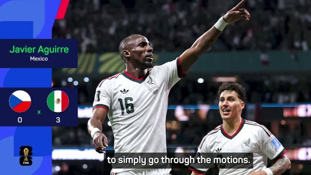 Impressive Mexico only looking forwards, says Aguirre