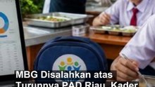 MBG Disalahkan atas Turunnya PAD Riau, Kader Gerindra Ramai-Ramai Kritik SF Hariyanto