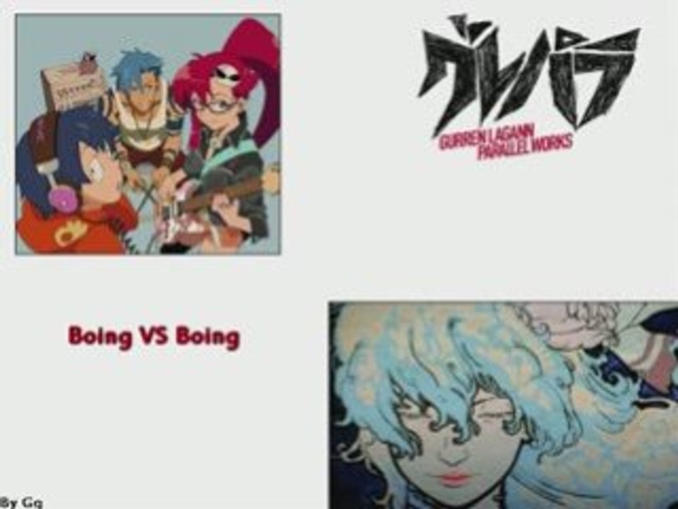 Boing VS Boing clip3 Gurren Lagann Parallel Works