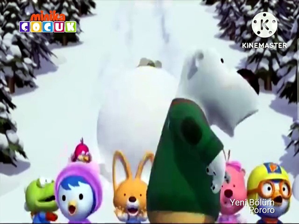 Pororo | Dikkat Dev Kartopu Geliyor | Minika