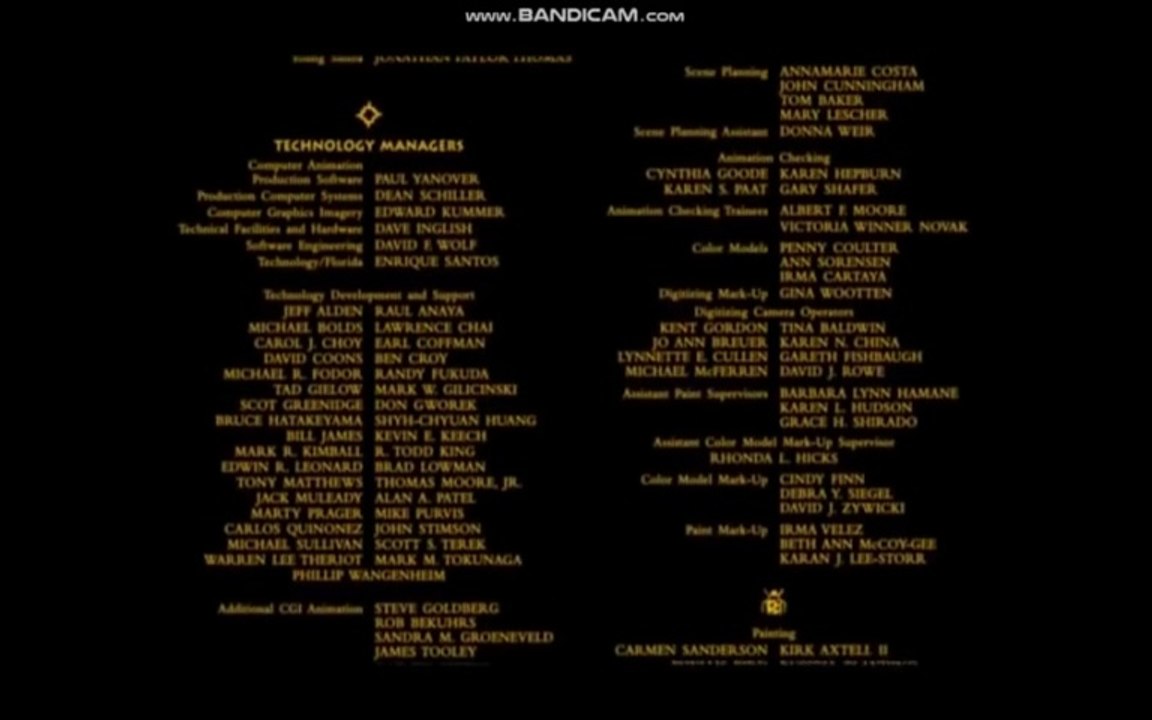 The Lion King (1994) - End Credits | Bandicam Broadcast 12/14/17 (Reversed_Video_2019-07-22)