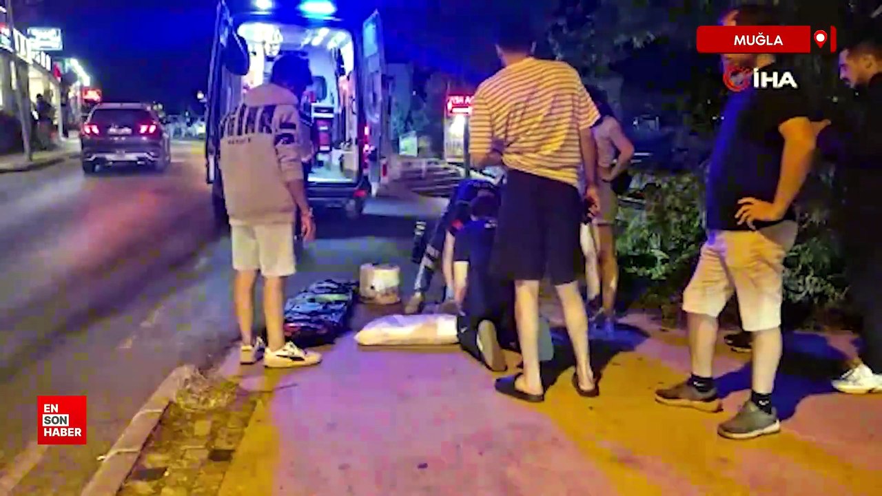 Muğla'da uygulamadan kaçarken polisi ve motosikletliyi yaraladı