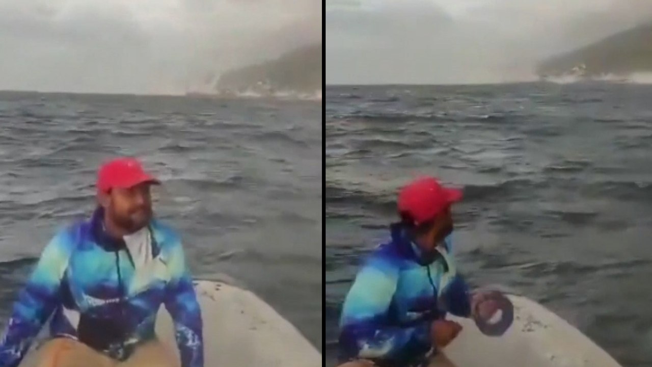 Unos pescadores en La Guaira captan el momento exacto de los terremotos de Venezuela