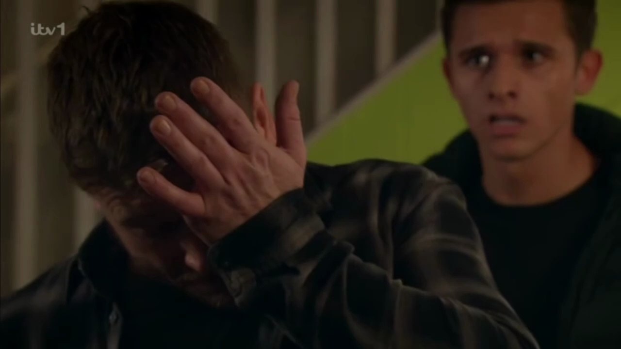 Emmerdale Jacob Gallagher Punches David Metcalfe 30/11/2023
