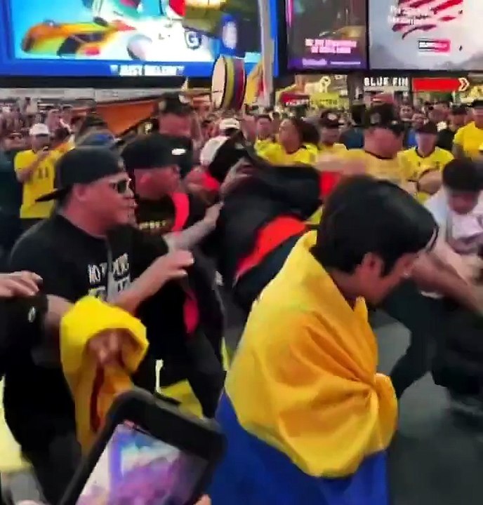 Chaos in Ecuador: fans clash among themselves in New York