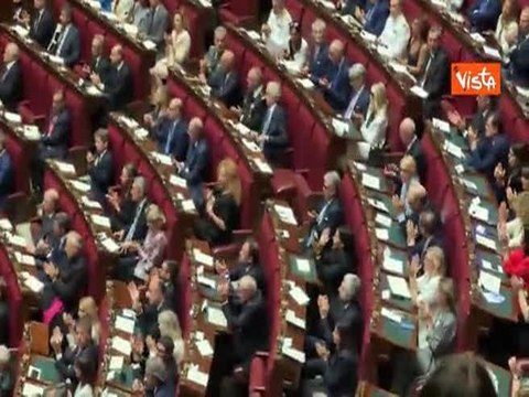 Standing ovation per Mattarella agli 80 anni dell'Assemblea Costituente alla Camera