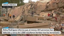 Delcy Rodríguez informa sobre el número de fallecidos tras los terremotos