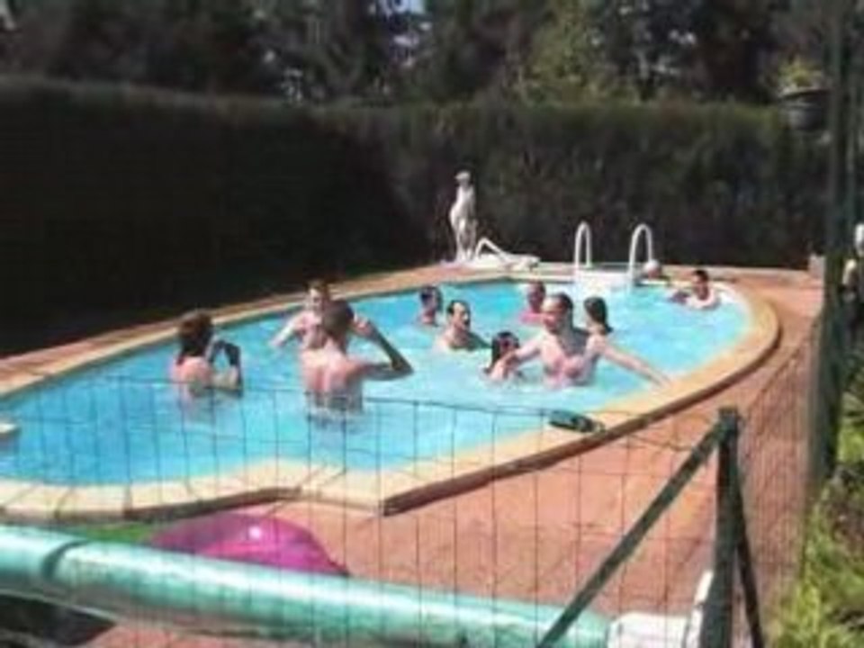swiming pool jump