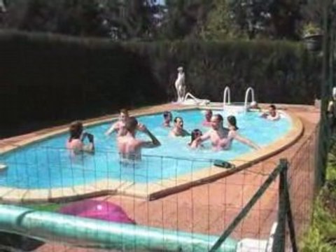 swiming pool jump