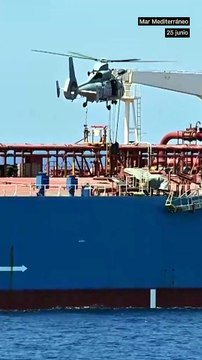 La armada francesa intercepta un petrolero de la 'flota fantasma' rusa en el mar Mediterráneo