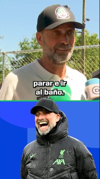 Klopp y la polémica de la pausa de hidratación: ¡Así puedo ir al baño!
