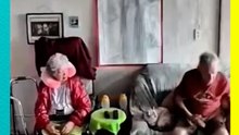 Abuelitos son sorprendidos por fuerte terremoto en Venezuela
